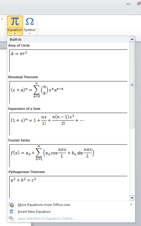 Word For Mac Equation Editor Not Saving Equations