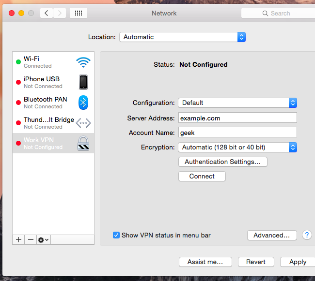 How to make a vpn for mac